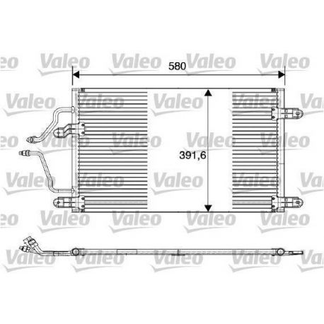 Condenseur, climatisation 816839 VALEO