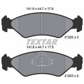 2120203 Plaquette de frein TEXTAR